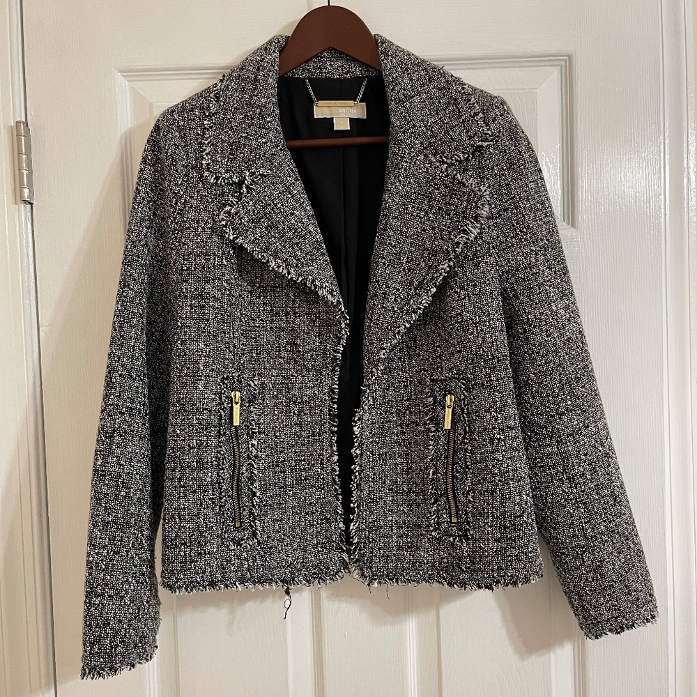 Michael Kors Tweed Blazer Jacket